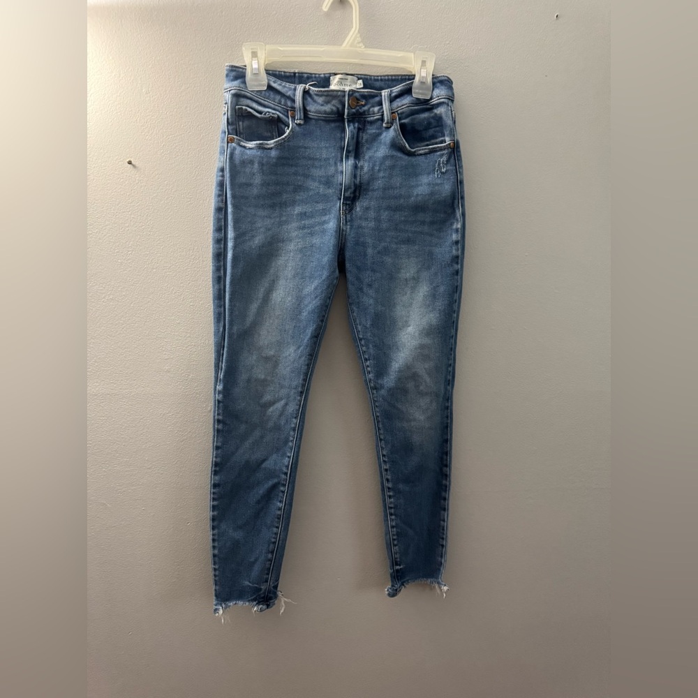 Boheme‎ Distressed Blue Skinny Jeans